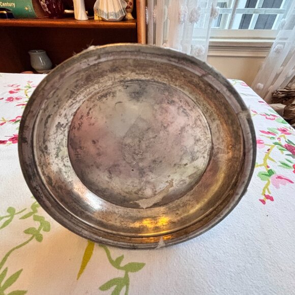 E.G. Webster Antique Triple Plate Victorian Etched Pickle Castor Jar with Tongs - Picture 15 of 15